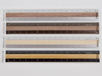 Midori Aluminum and Wood Ruler
