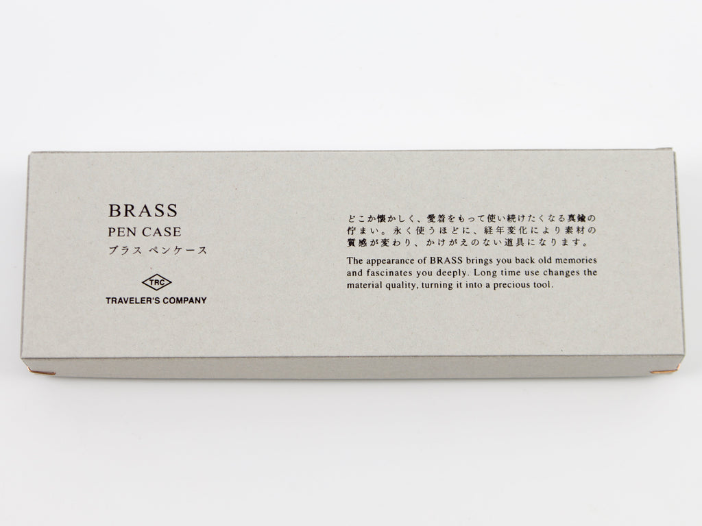 Traveler's Company Brass Pen Case