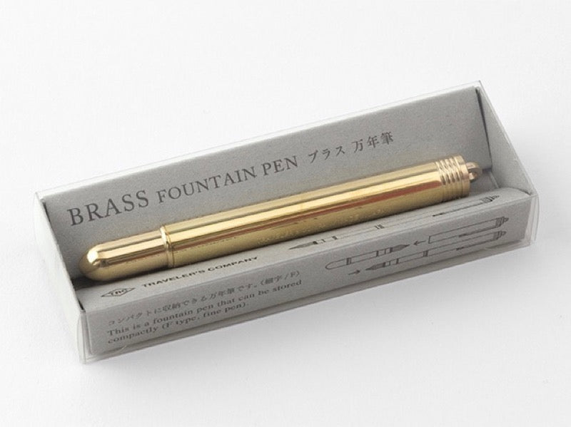 The Traveler's Company Brass Fountain Pen