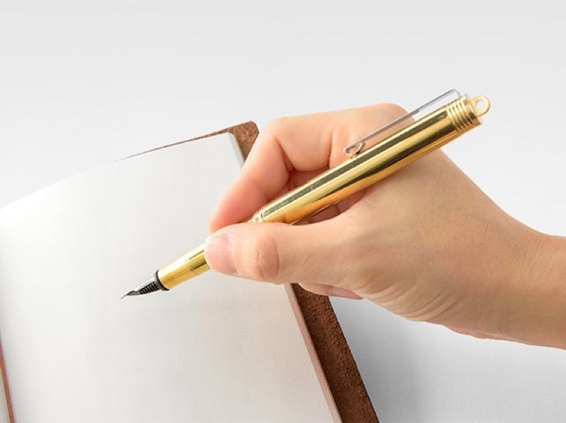 The Traveler's Company Brass Fountain Pen