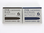 Traveler's Company Brass Fountain Pen Ink Cartridge 6pk