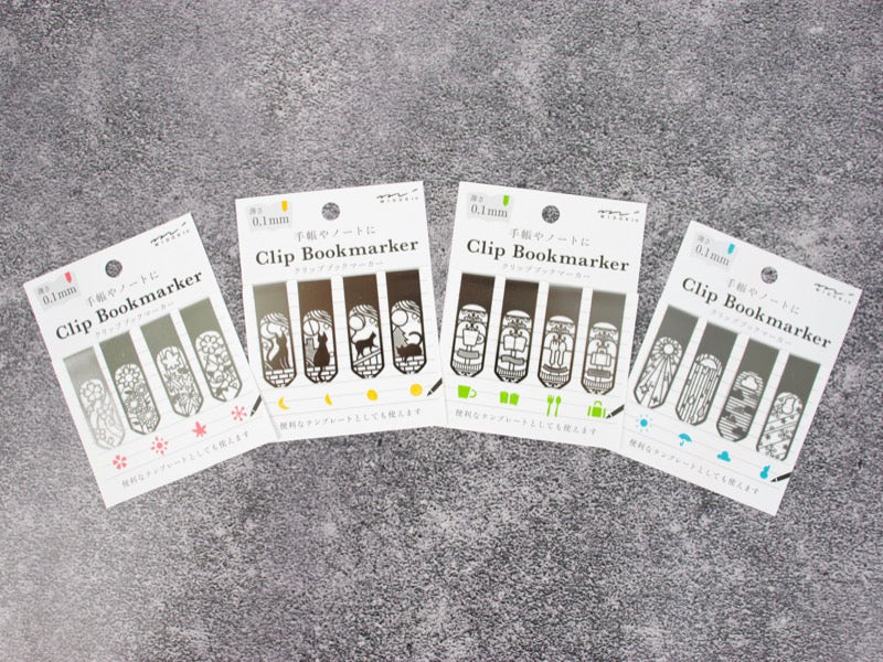 Midori Clip Bookmarker Icon Stencil