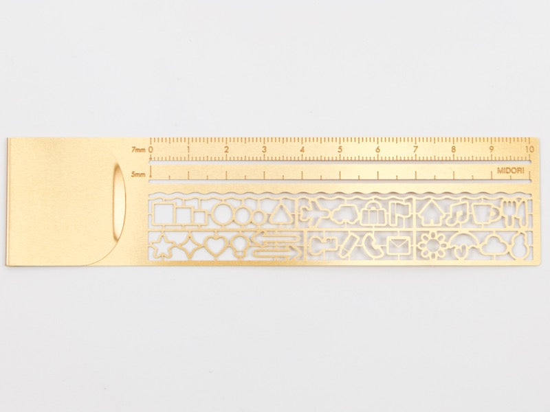Midori Clip Ruler Stencil