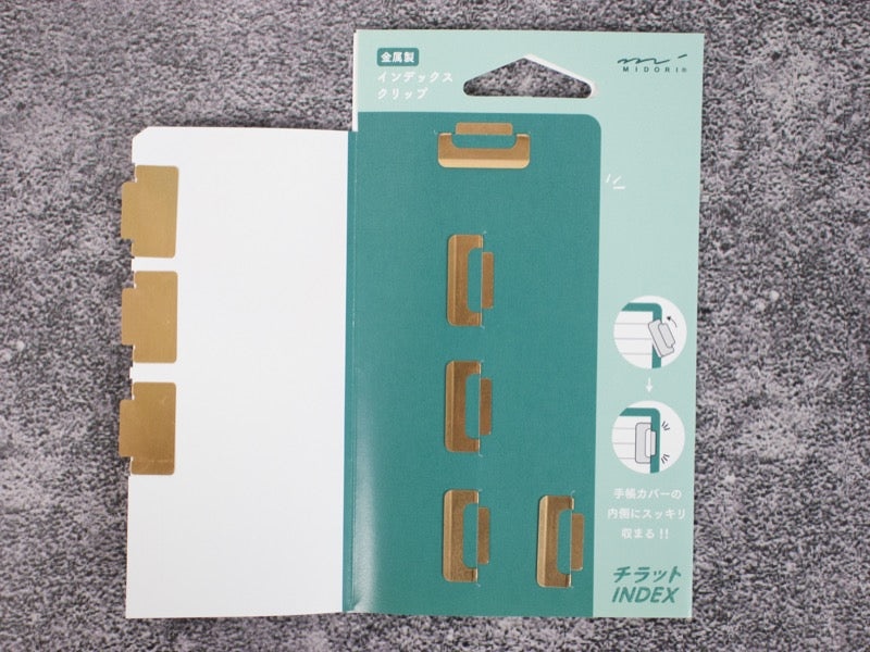 Midori Chiratto Index Clips
