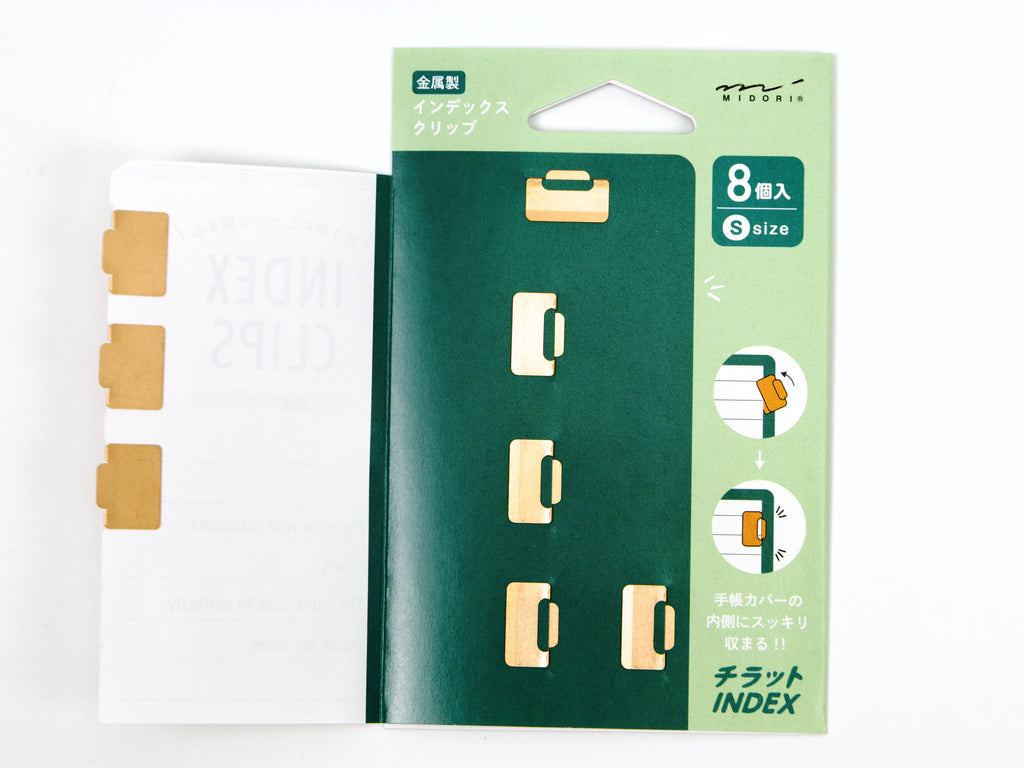 Midori Chiratto Index Clips Small (New Size)