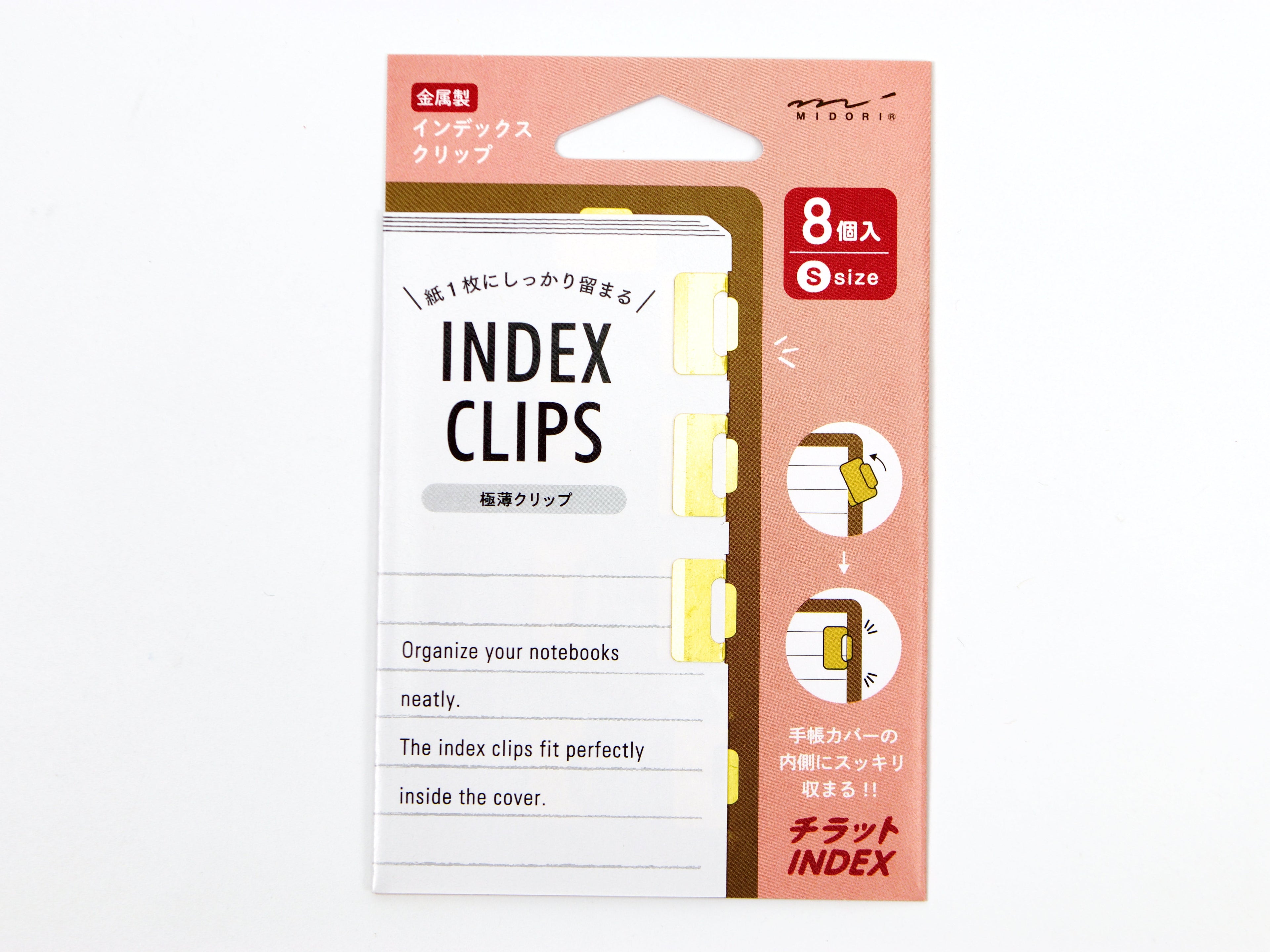 Midori Chiratto Index Clips Small (New Size)