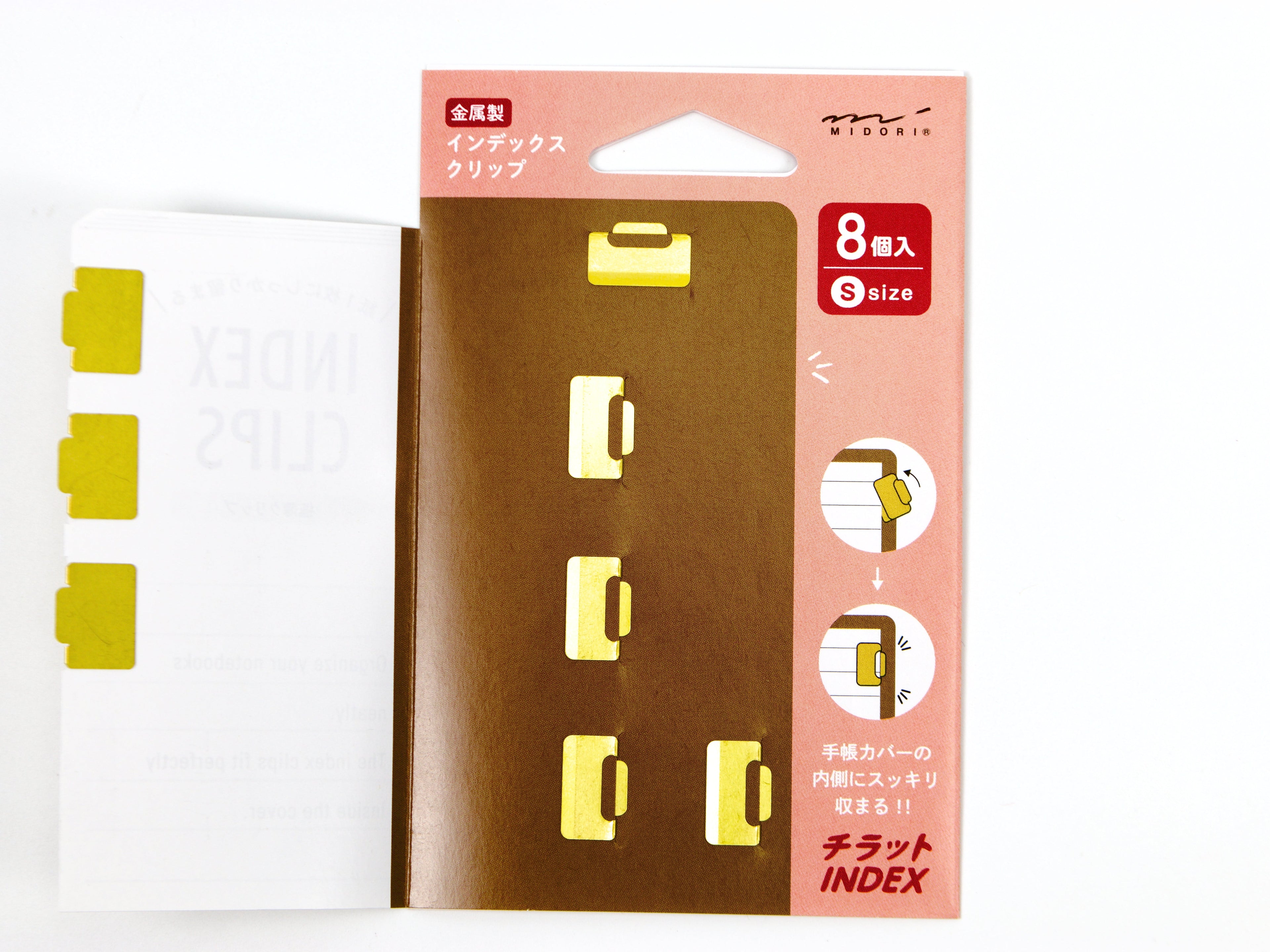 Midori Chiratto Index Clips Small (New Size)