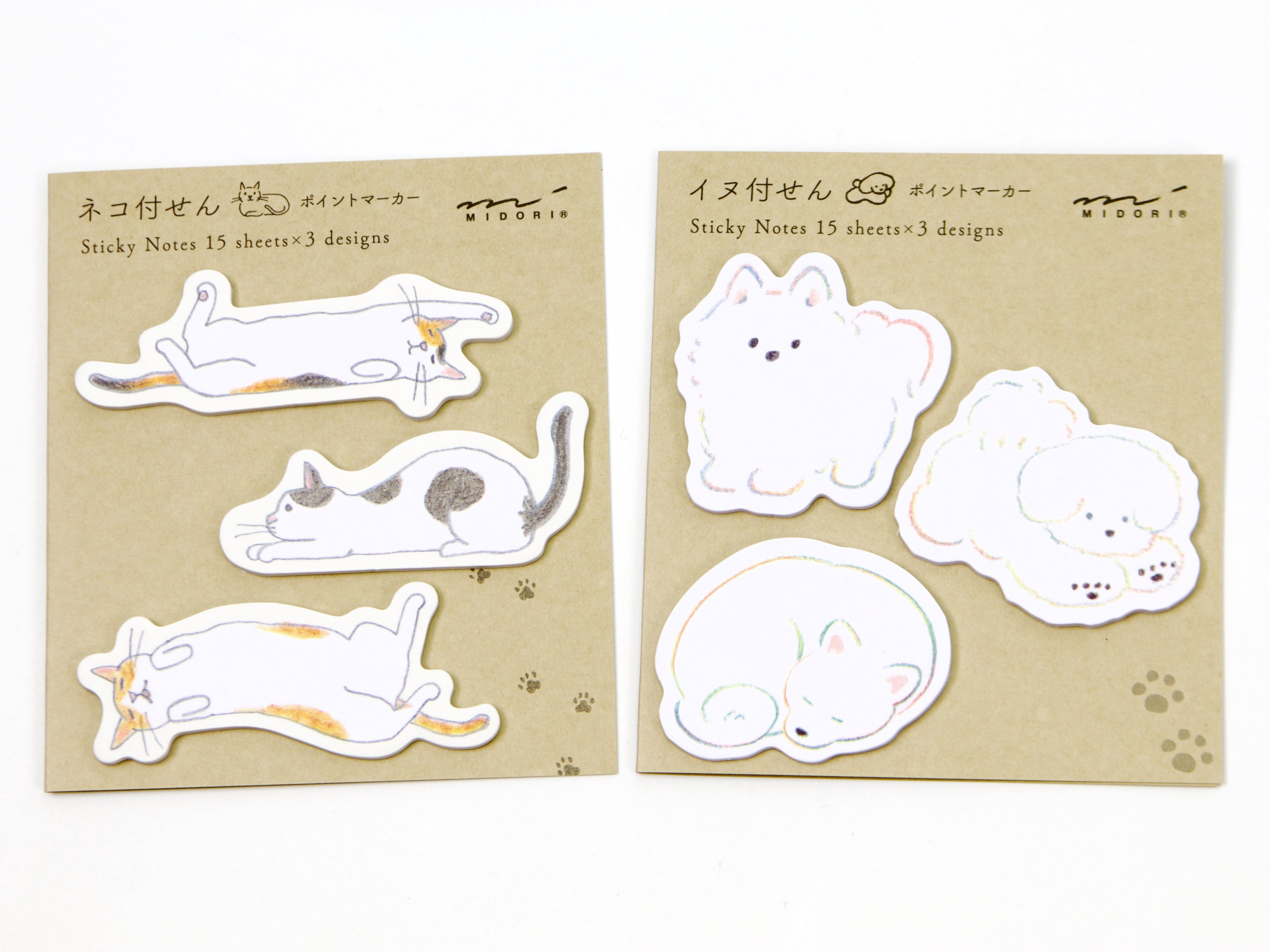 Midori Die Cut Sticky Note Page Flags