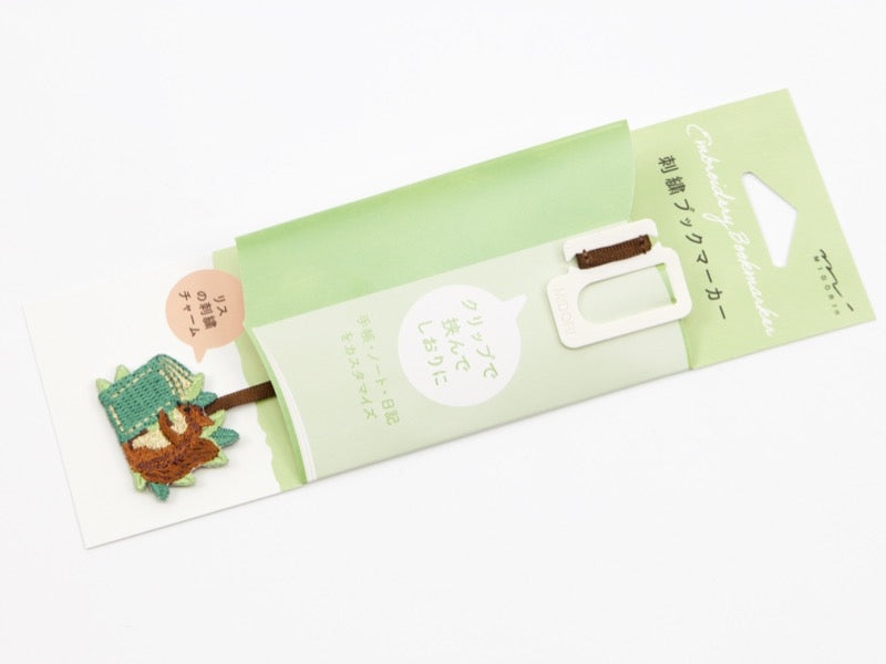 Midori Embroidery Bookmark Clip