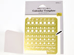 Midori Calendar Stencil Large Size