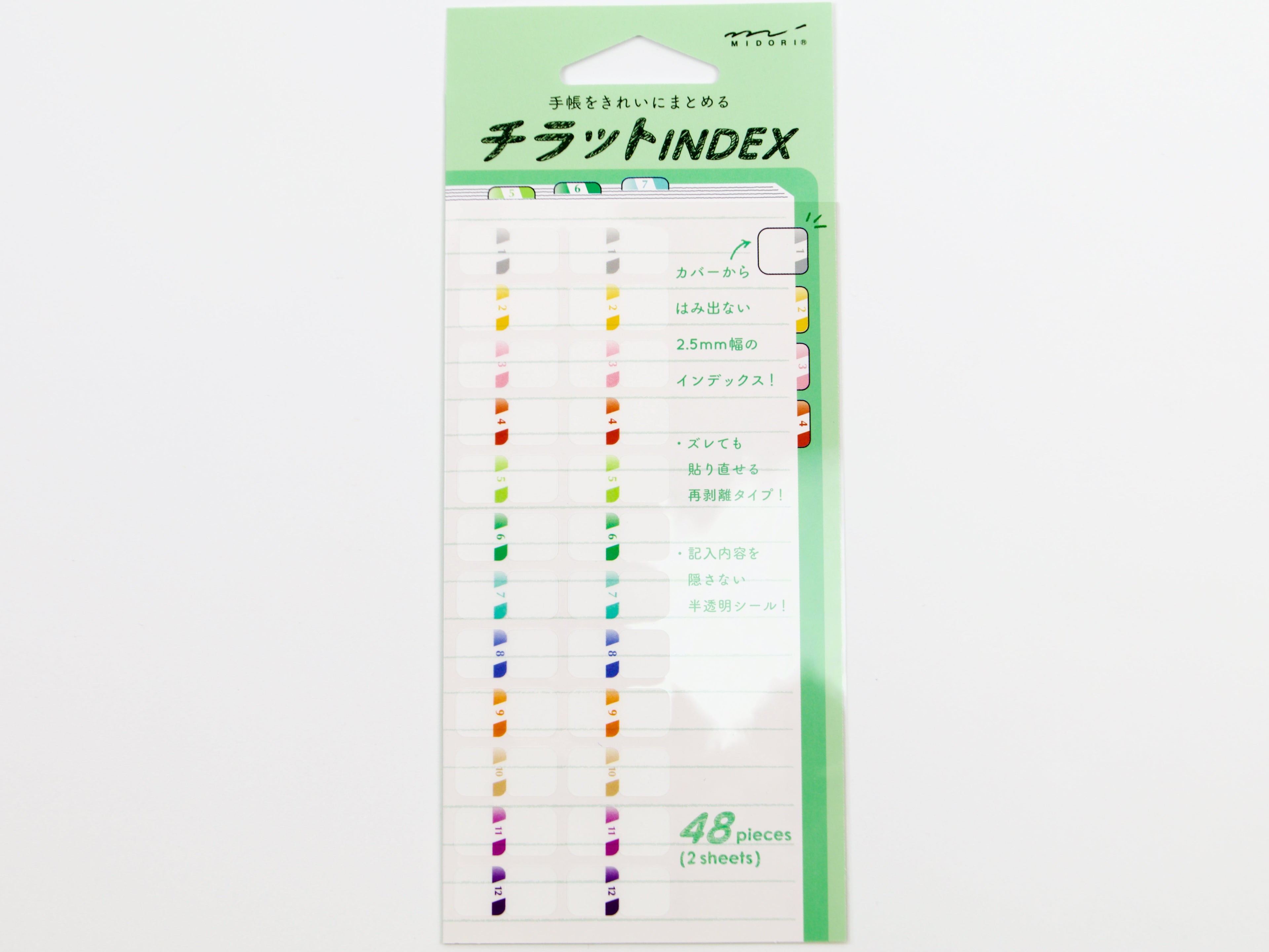 Midori Chiratto Page Tabs Small