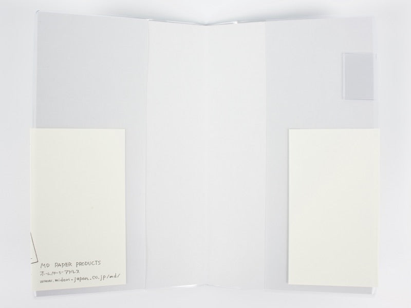 Midori MD Paper B6 Slim Notebook Clear Cover