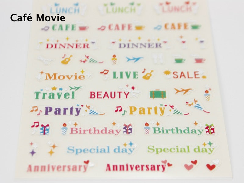 Midori Seal Collection Stickers