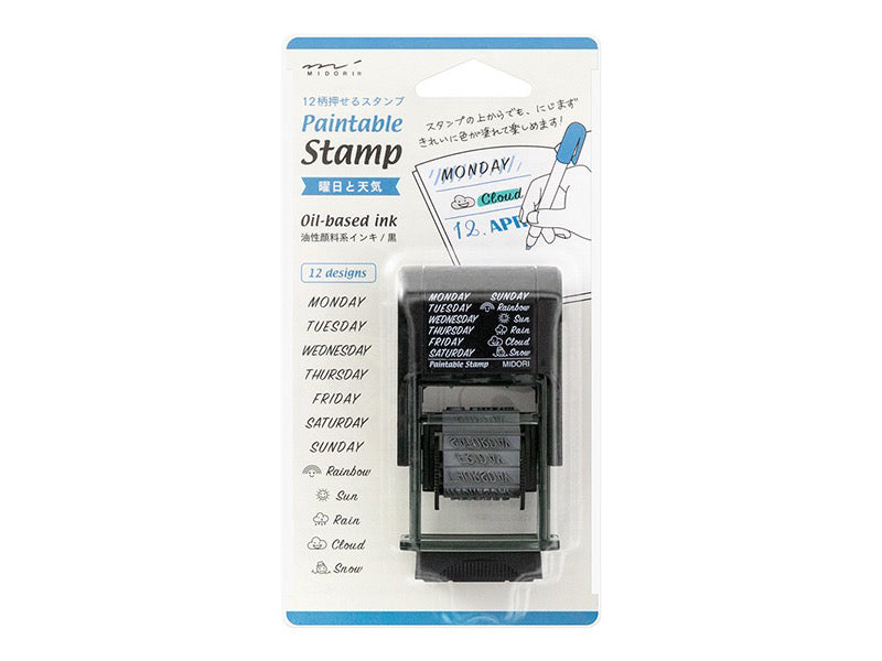 Midori Paintable Stamp 10 Design Type