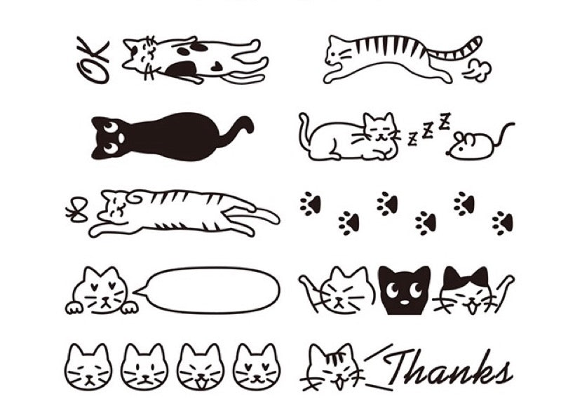 Midori Paintable Stamp 10 Design Type