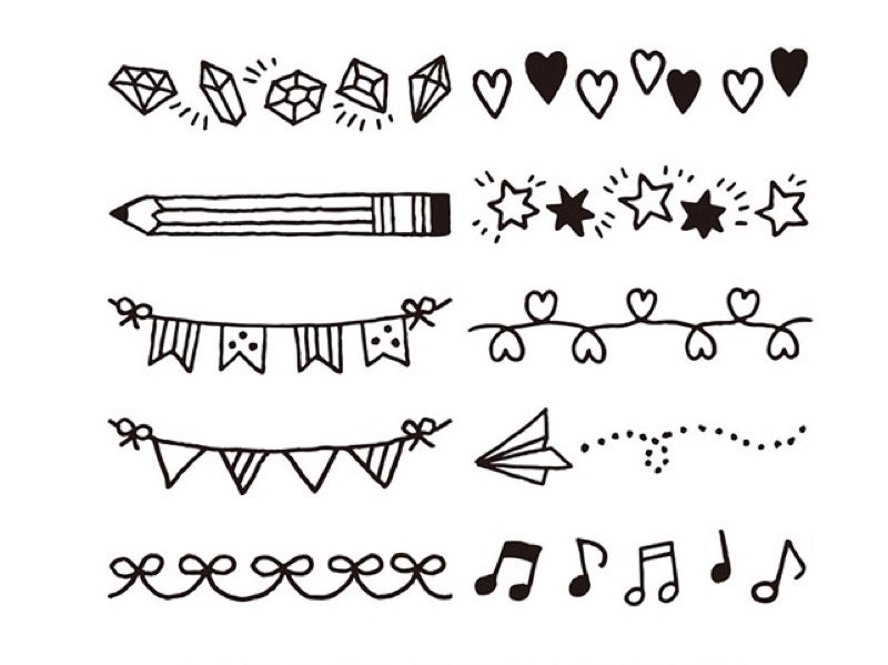 Midori Paintable Stamp 10 Design Type