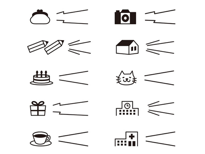 Midori Paintable Stamp 10 Design Type