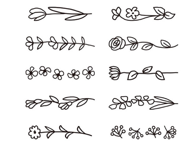 Midori Paintable Stamp 10 Design Type