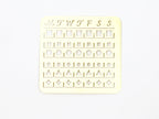 Midori Calendar Stencil Medium Size