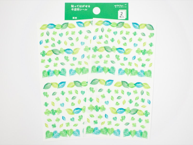 Midori Sticker Collection Translucent Colorful