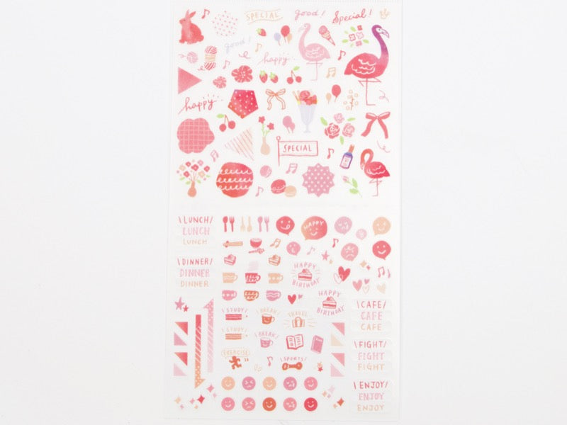 Midori Planner Sticker Collection Colorways