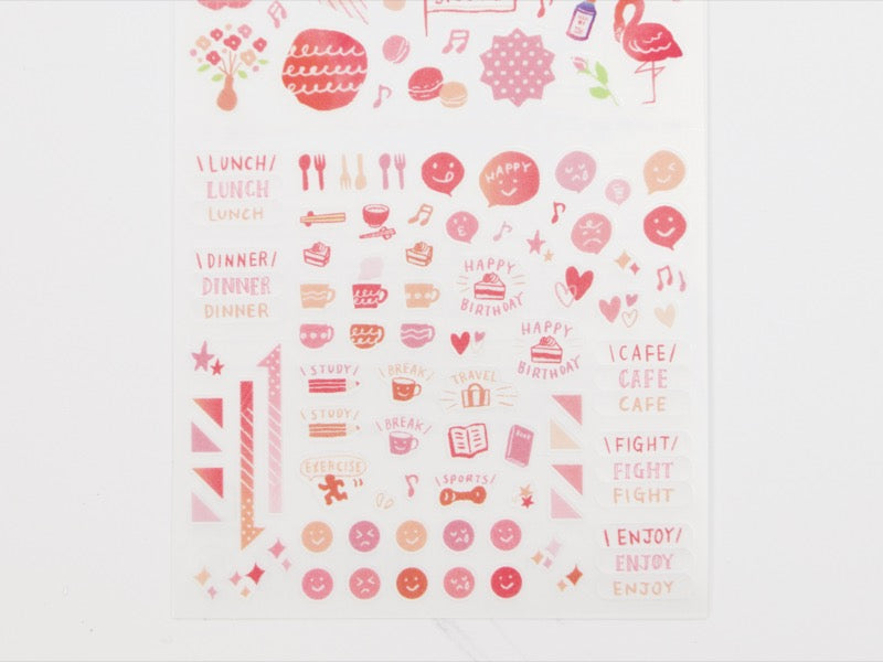 Midori Planner Sticker Collection Colorways