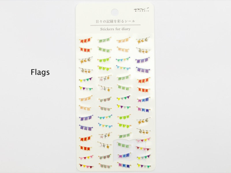 Midori Washi Stickers for Diary