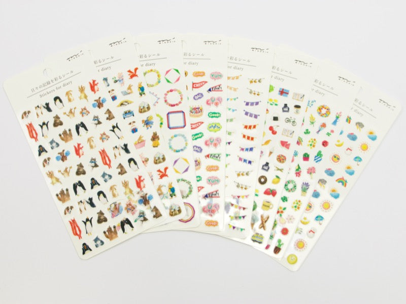 Midori Washi Stickers for Diary