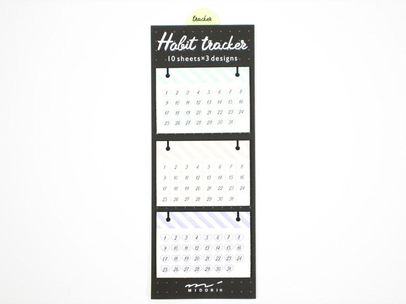 Midori Habit Tracker Sticky Note