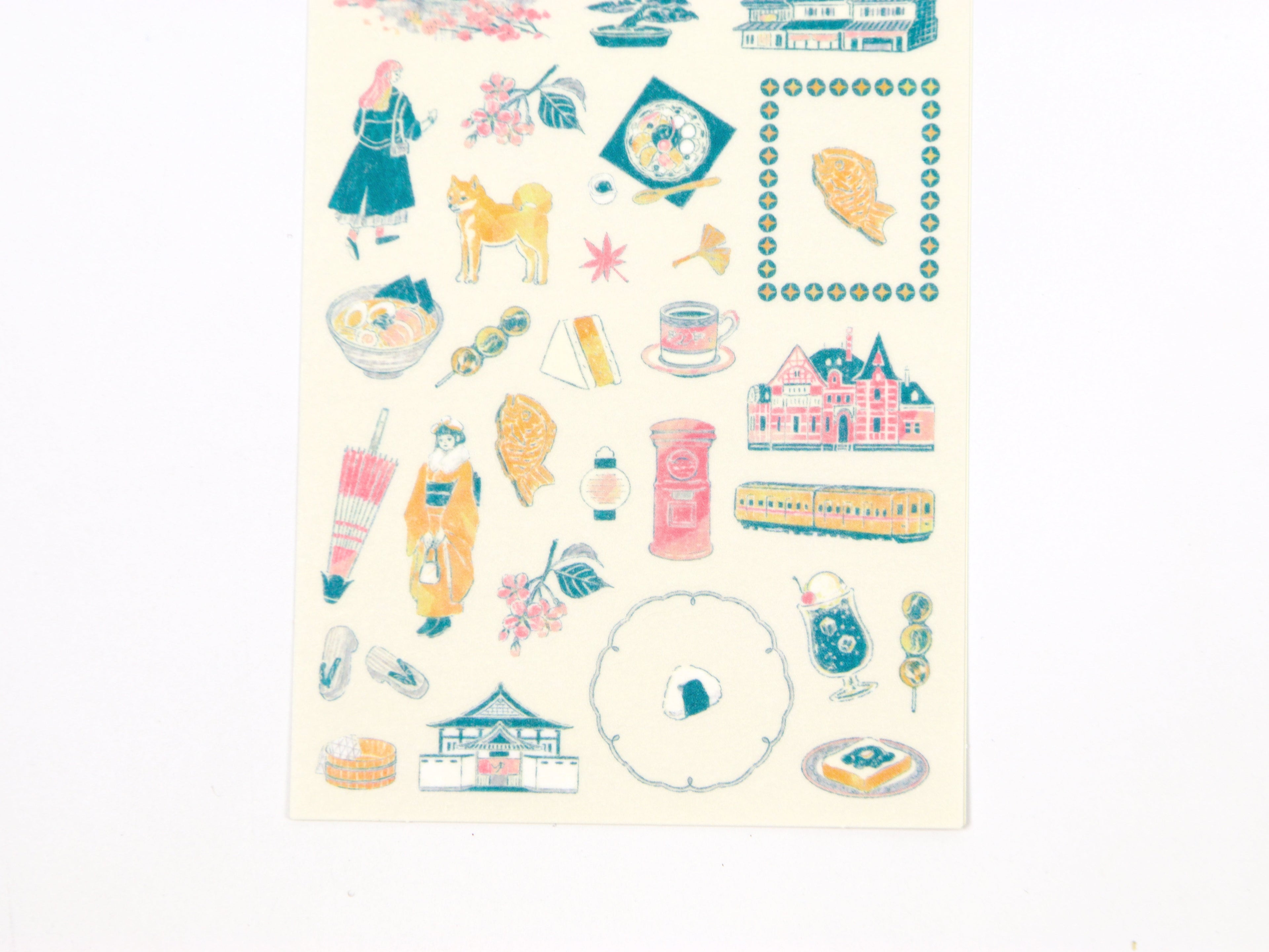 Midori Travel Story Collection Stickers