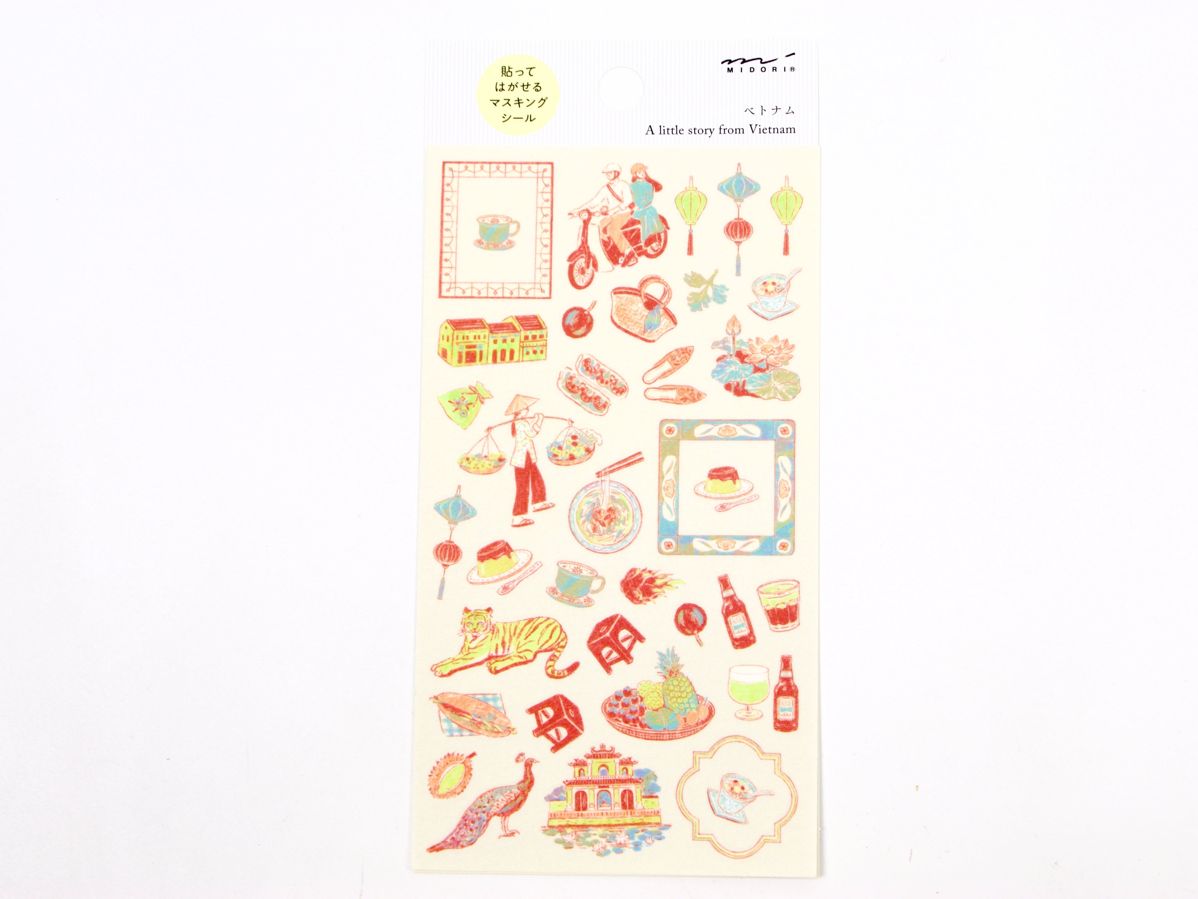 Midori Travel Story Collection Stickers