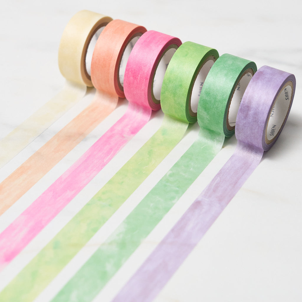 Miki Tamura Chigiri-e 6-Color Set Masking Tape / SAIEN