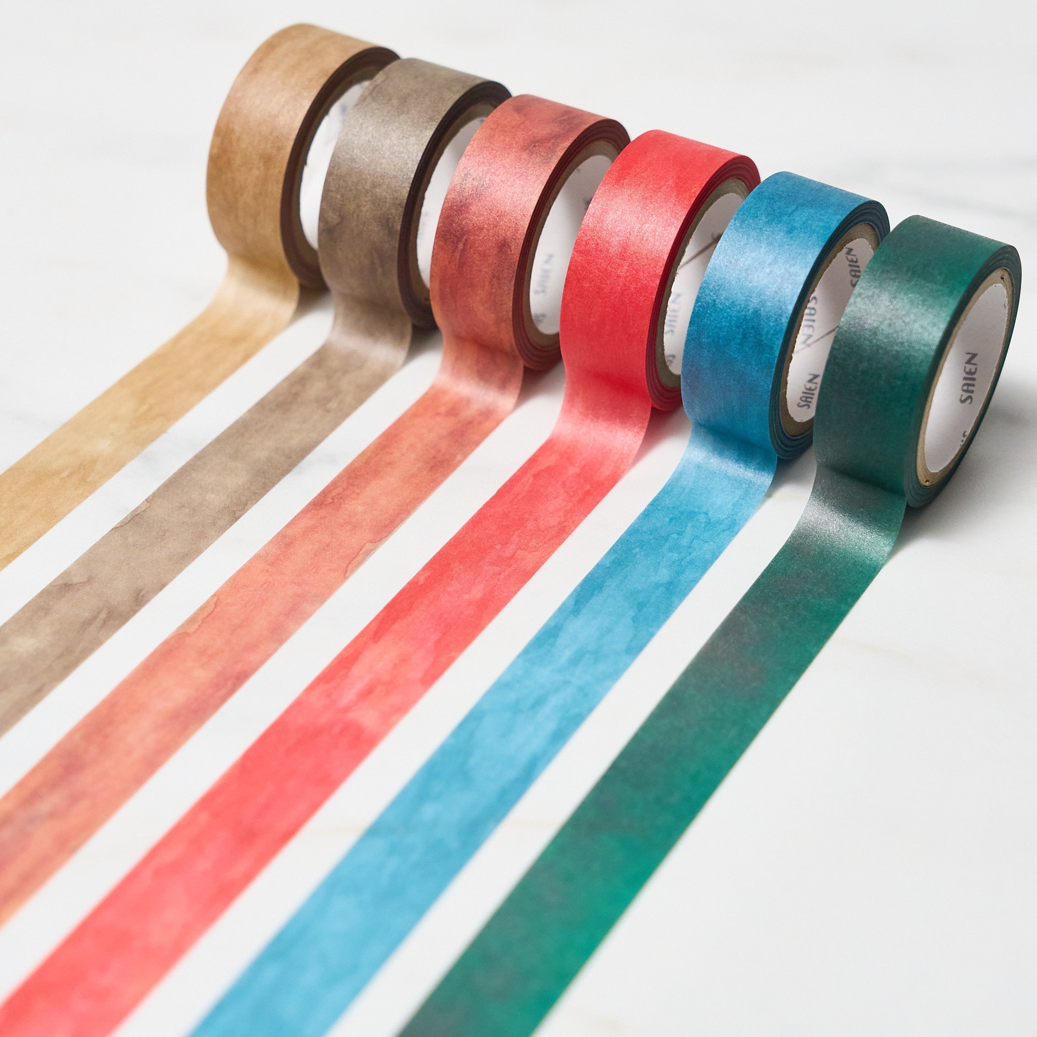 Miki Tamura Chigiri-e 6-Color Set Masking Tape / SAIEN