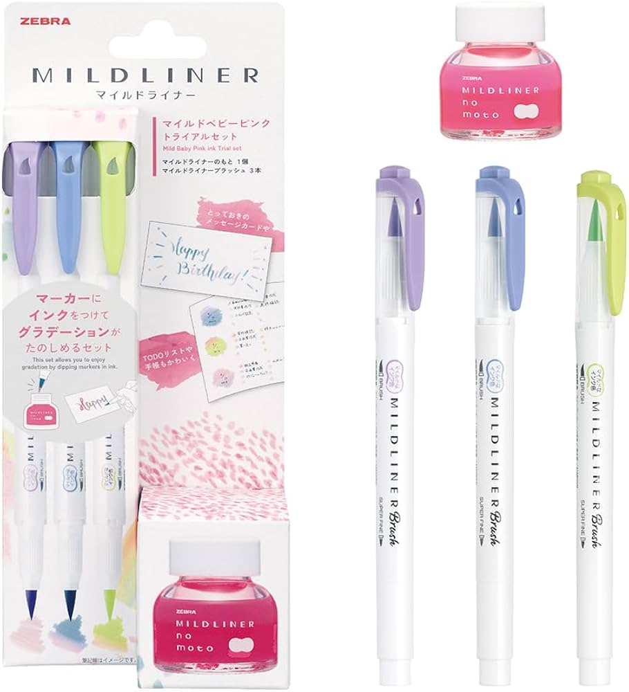 Mildliner no moto Set / Zebra