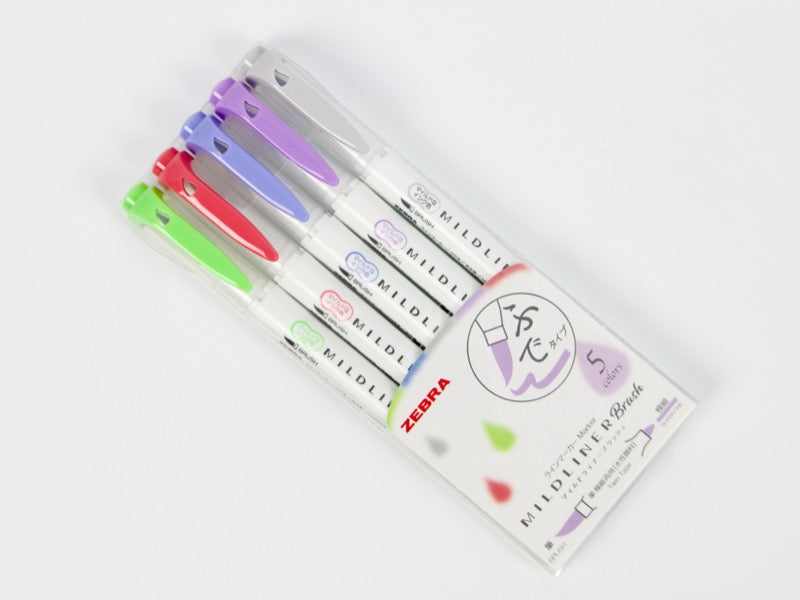 Zebra MildLiner Brush 5-Pack