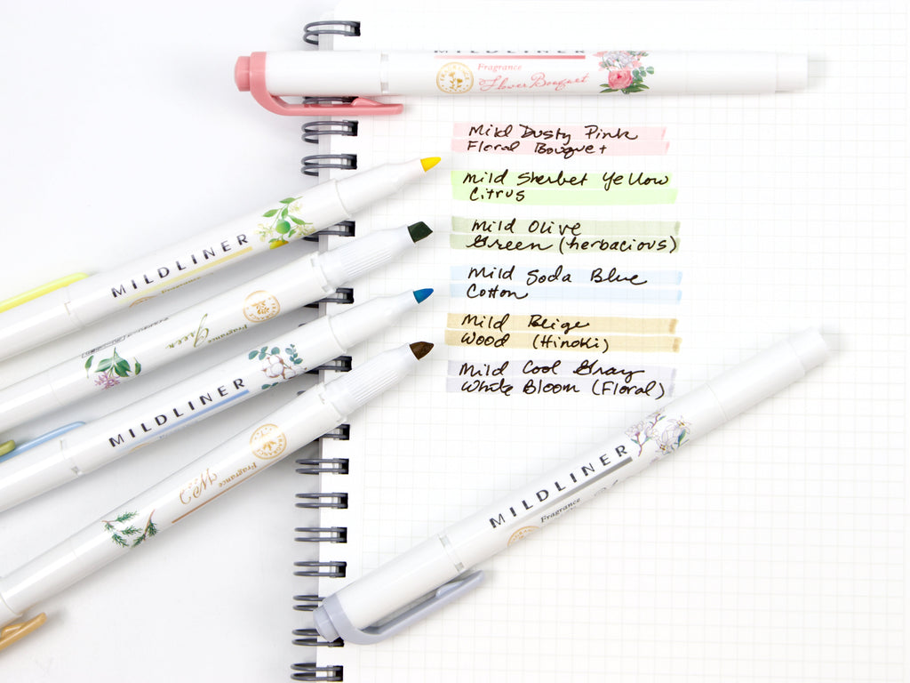 Zebra MildLiner Fragrance 6 Color Set LTD