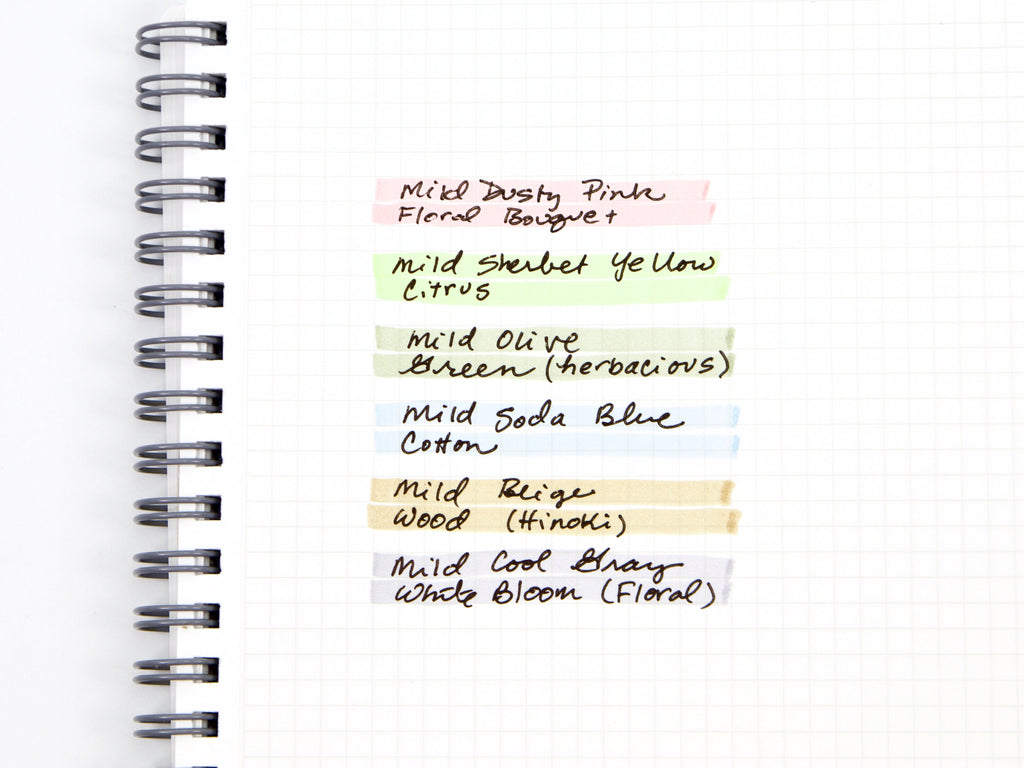 Zebra MildLiner Fragrance 6 Color Set LTD