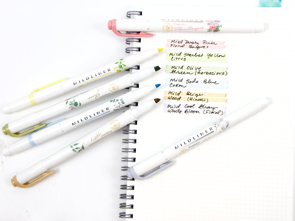 Zebra MildLiner Fragrance 6 Color Set LTD