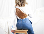 milloo Haris Fanny Pack Handwoven Vintage Pink