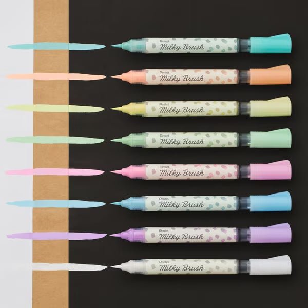 Milky Brush 8 Color Set / Pentel