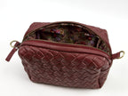 milloo Calliope Crossbody Handwoven Burgundy