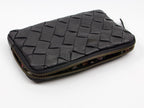 milloo Chloe Handwoven Clutch Black