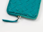 milloo Chloe Handwoven Clutch Turquoise