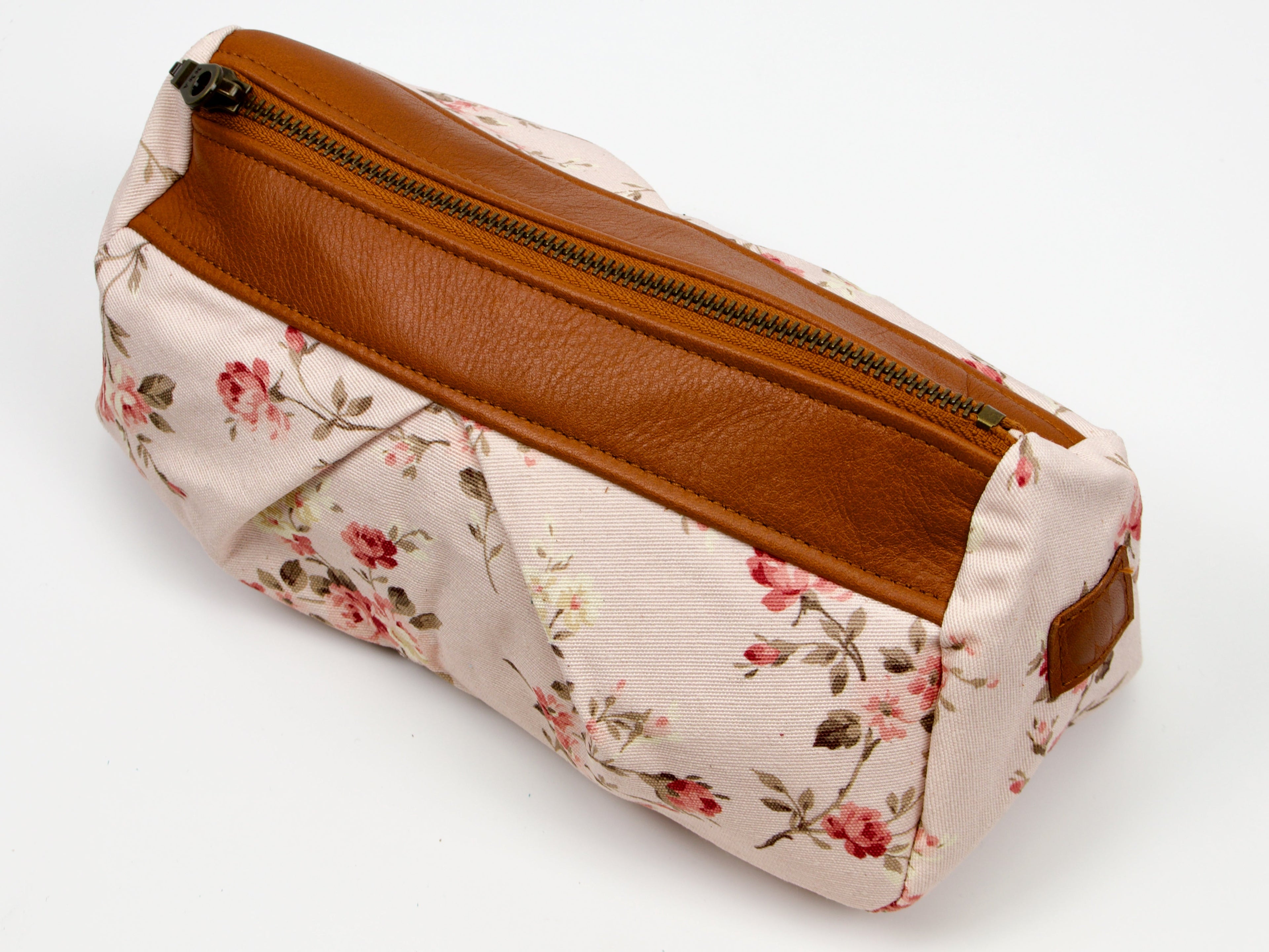 milloo Estia Accessory Bag Floral Canvas Pale Pink