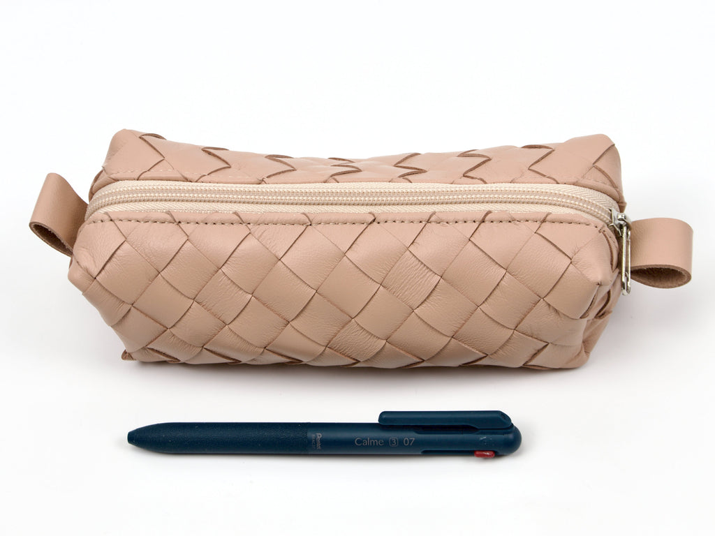milloo Handwoven Pen Case Vintage Pink