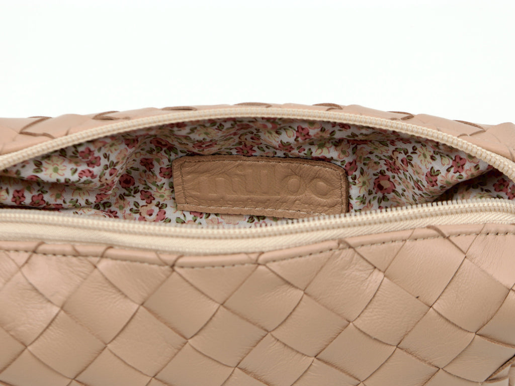 milloo Handwoven Pen Case Vintage Pink