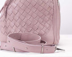 milloo Danae Bucket Bag Sandy Pink Handwoven