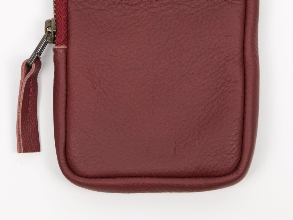 milloo Slim Pen Case Burgundy