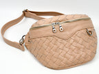milloo Haris Fanny Pack Handwoven Vintage Pink