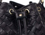 milloo Danae Bucket Bag Black Handwoven